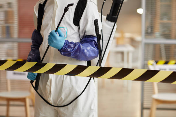 Professional Infectious Disease Decontamination technician working in Ashland, NJ
